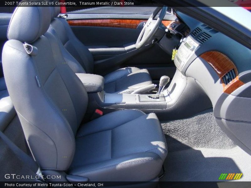 Titanium Metallic / Dark Stone 2007 Toyota Solara SLE V6 Convertible
