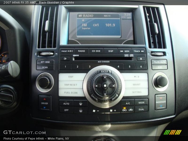 Black Obsidian / Graphite 2007 Infiniti FX 35 AWD