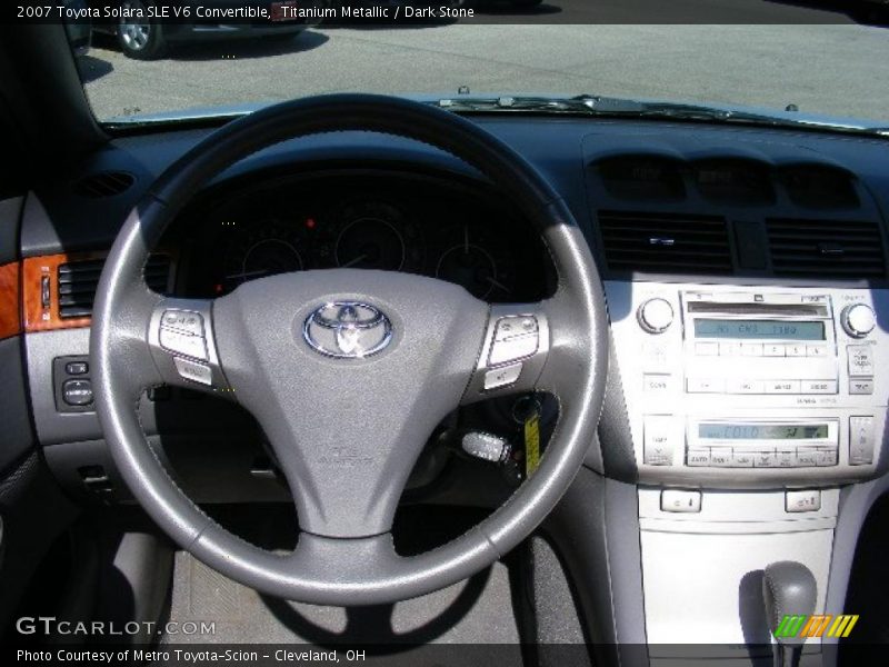 Titanium Metallic / Dark Stone 2007 Toyota Solara SLE V6 Convertible