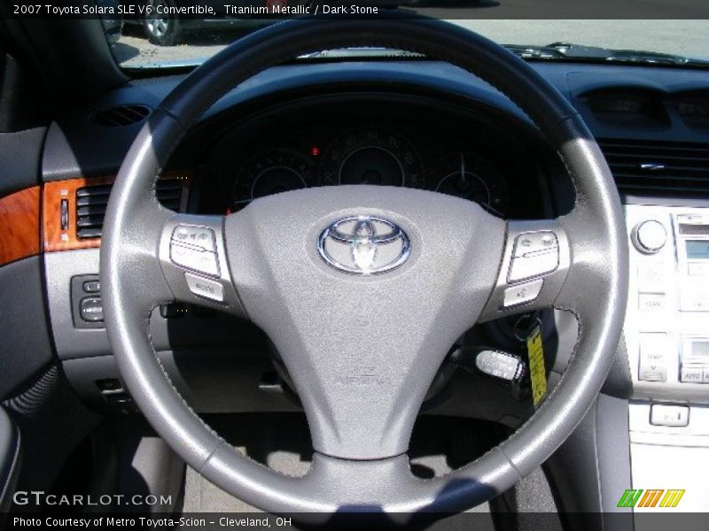 Titanium Metallic / Dark Stone 2007 Toyota Solara SLE V6 Convertible