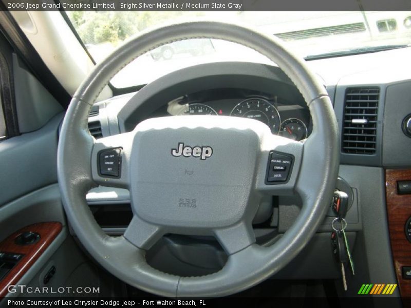 Bright Silver Metallic / Medium Slate Gray 2006 Jeep Grand Cherokee Limited