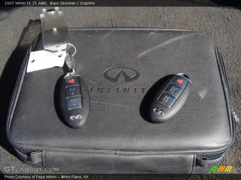 Black Obsidian / Graphite 2007 Infiniti FX 35 AWD