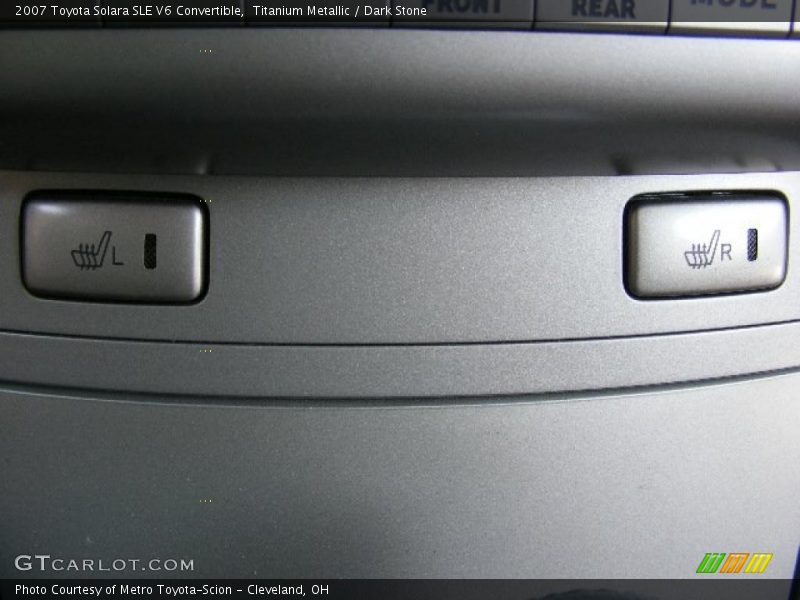 Titanium Metallic / Dark Stone 2007 Toyota Solara SLE V6 Convertible