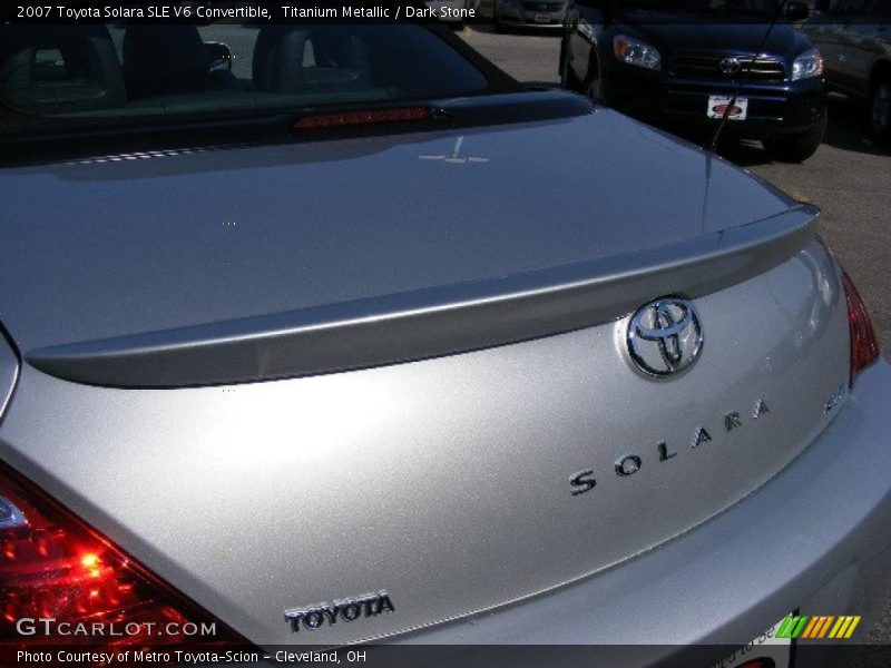 Titanium Metallic / Dark Stone 2007 Toyota Solara SLE V6 Convertible