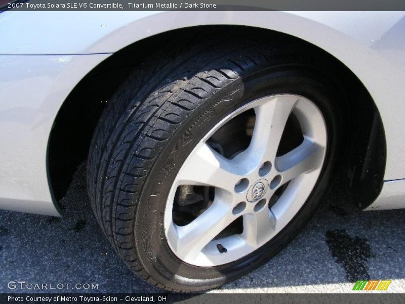 Titanium Metallic / Dark Stone 2007 Toyota Solara SLE V6 Convertible