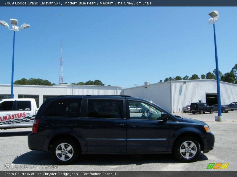 Modern Blue Pearl / Medium Slate Gray/Light Shale 2009 Dodge Grand Caravan SXT