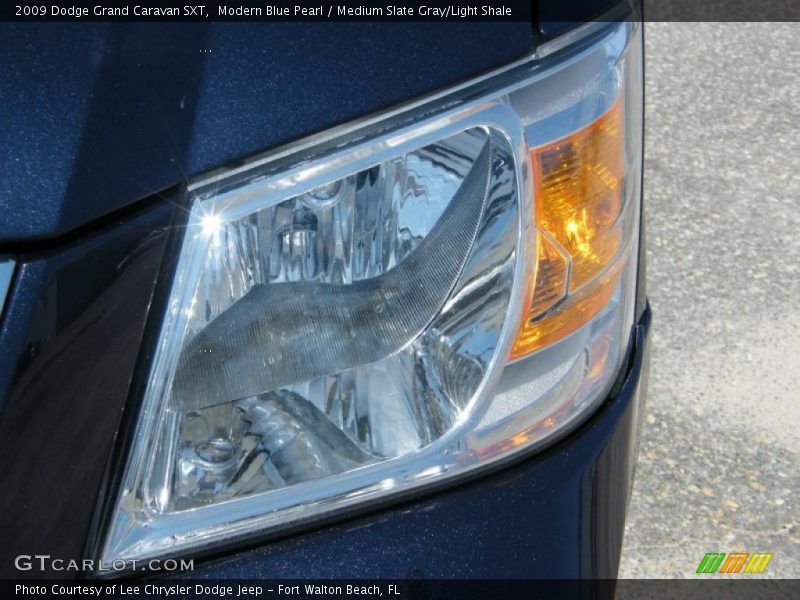 Modern Blue Pearl / Medium Slate Gray/Light Shale 2009 Dodge Grand Caravan SXT