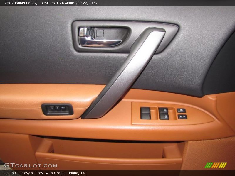 Beryllium 16 Metallic / Brick/Black 2007 Infiniti FX 35
