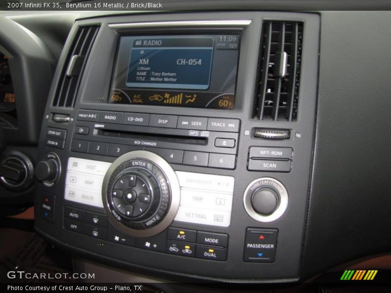 Beryllium 16 Metallic / Brick/Black 2007 Infiniti FX 35