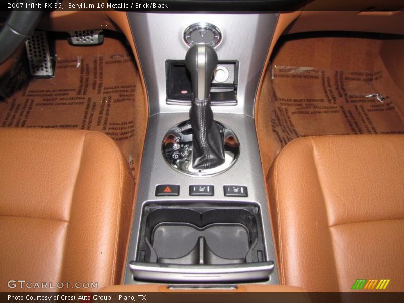 Beryllium 16 Metallic / Brick/Black 2007 Infiniti FX 35