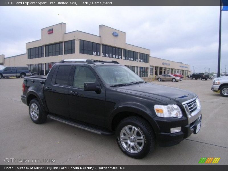 Black / Camel/Sand 2010 Ford Explorer Sport Trac Limited 4x4
