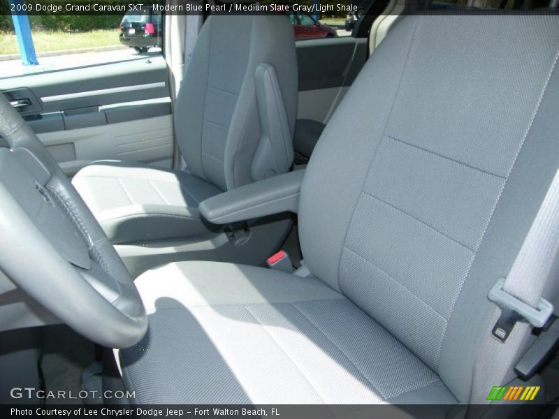 Modern Blue Pearl / Medium Slate Gray/Light Shale 2009 Dodge Grand Caravan SXT