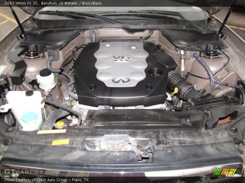 Beryllium 16 Metallic / Brick/Black 2007 Infiniti FX 35