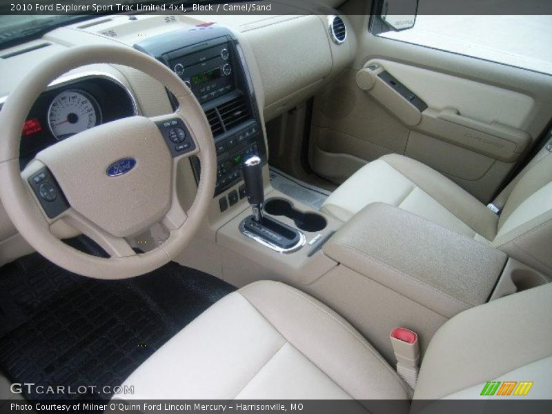 Black / Camel/Sand 2010 Ford Explorer Sport Trac Limited 4x4
