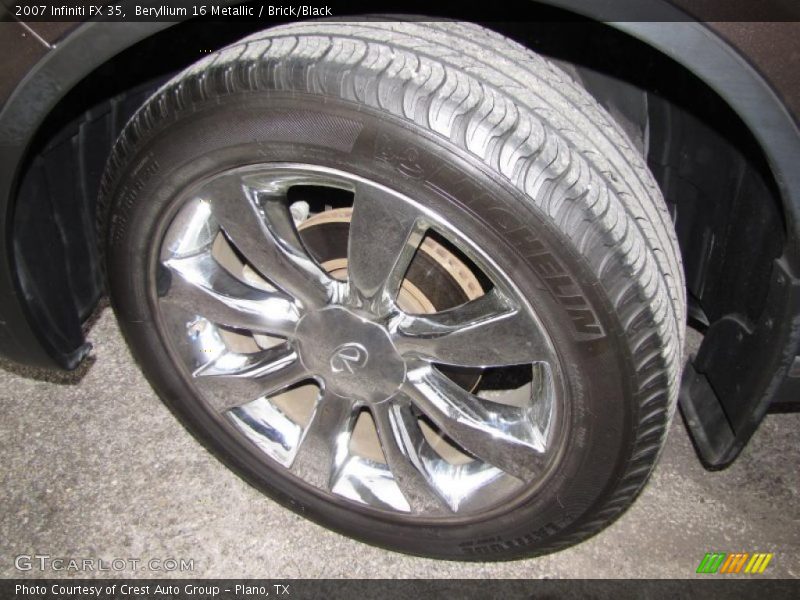 Beryllium 16 Metallic / Brick/Black 2007 Infiniti FX 35