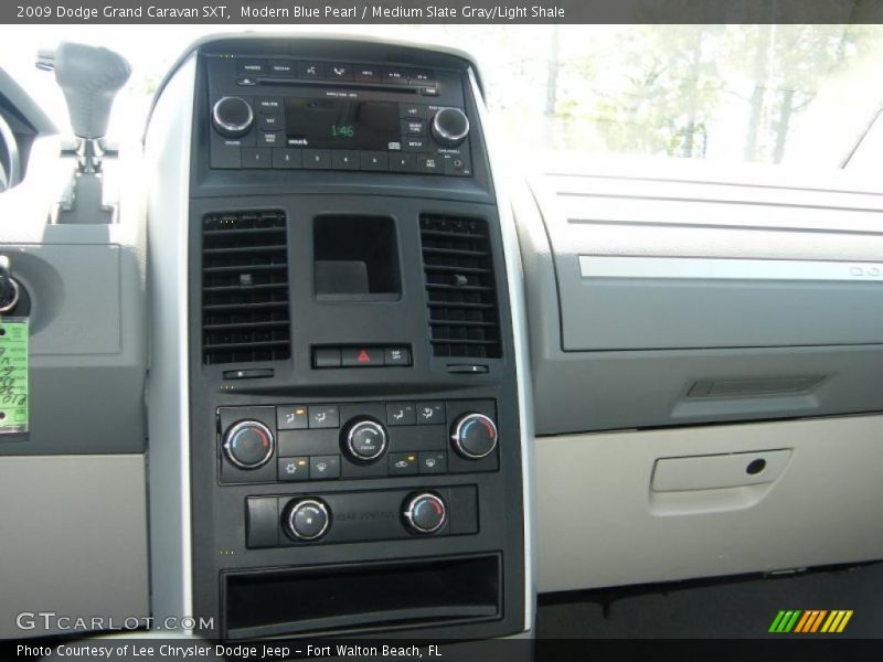Modern Blue Pearl / Medium Slate Gray/Light Shale 2009 Dodge Grand Caravan SXT