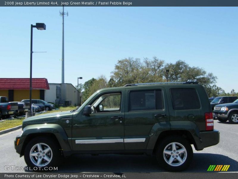 Jeep Green Metallic / Pastel Pebble Beige 2008 Jeep Liberty Limited 4x4