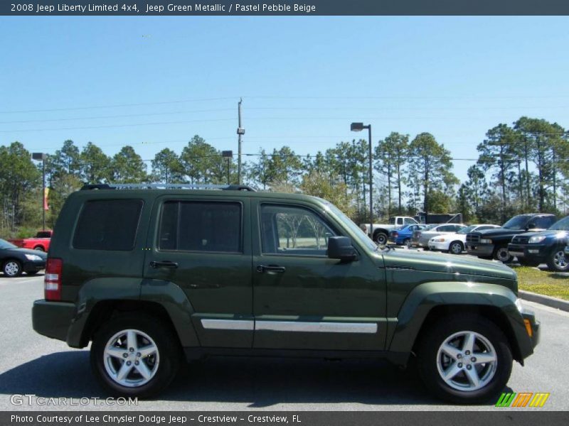 Jeep Green Metallic / Pastel Pebble Beige 2008 Jeep Liberty Limited 4x4