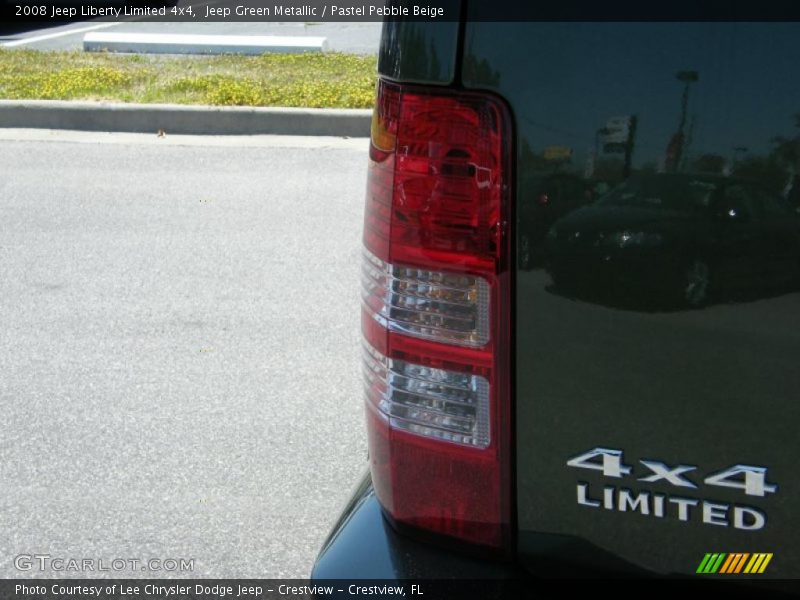 Jeep Green Metallic / Pastel Pebble Beige 2008 Jeep Liberty Limited 4x4
