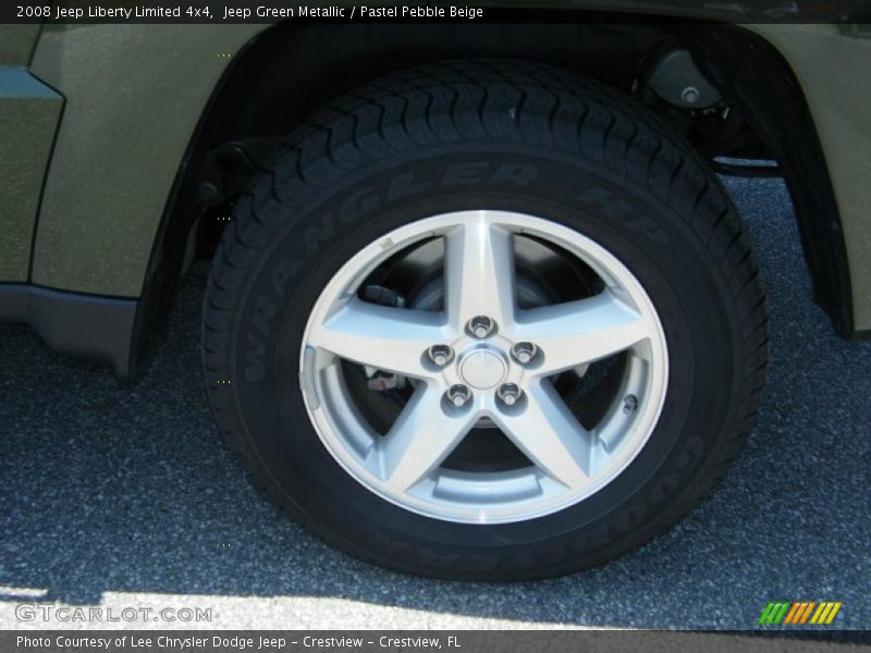 Jeep Green Metallic / Pastel Pebble Beige 2008 Jeep Liberty Limited 4x4