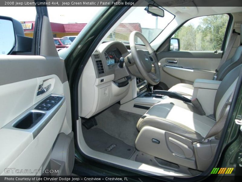 Jeep Green Metallic / Pastel Pebble Beige 2008 Jeep Liberty Limited 4x4