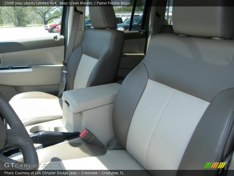 Jeep Green Metallic / Pastel Pebble Beige 2008 Jeep Liberty Limited 4x4