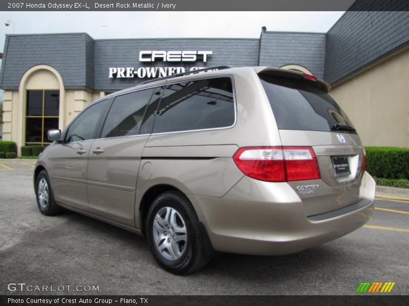 Desert Rock Metallic / Ivory 2007 Honda Odyssey EX-L