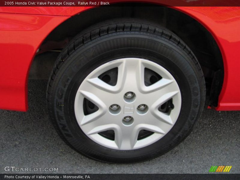 Rallye Red / Black 2005 Honda Civic Value Package Coupe