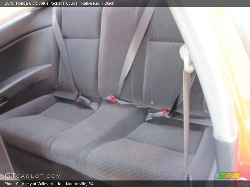 Rallye Red / Black 2005 Honda Civic Value Package Coupe
