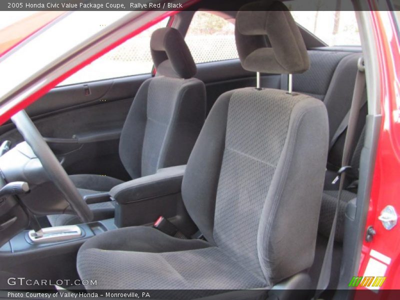 Rallye Red / Black 2005 Honda Civic Value Package Coupe