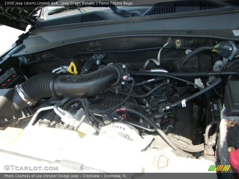 Jeep Green Metallic / Pastel Pebble Beige 2008 Jeep Liberty Limited 4x4