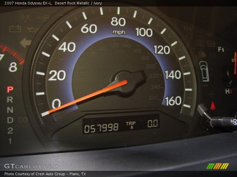 Desert Rock Metallic / Ivory 2007 Honda Odyssey EX-L