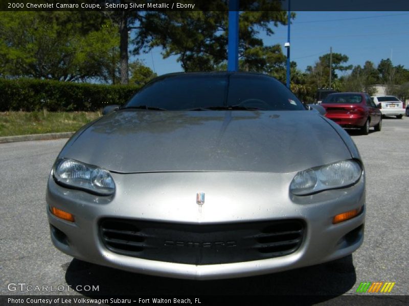 Sebring Silver Metallic / Ebony 2000 Chevrolet Camaro Coupe