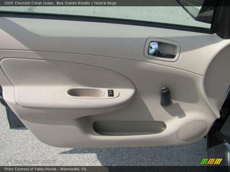 Blue Granite Metallic / Neutral Beige 2005 Chevrolet Cobalt Sedan