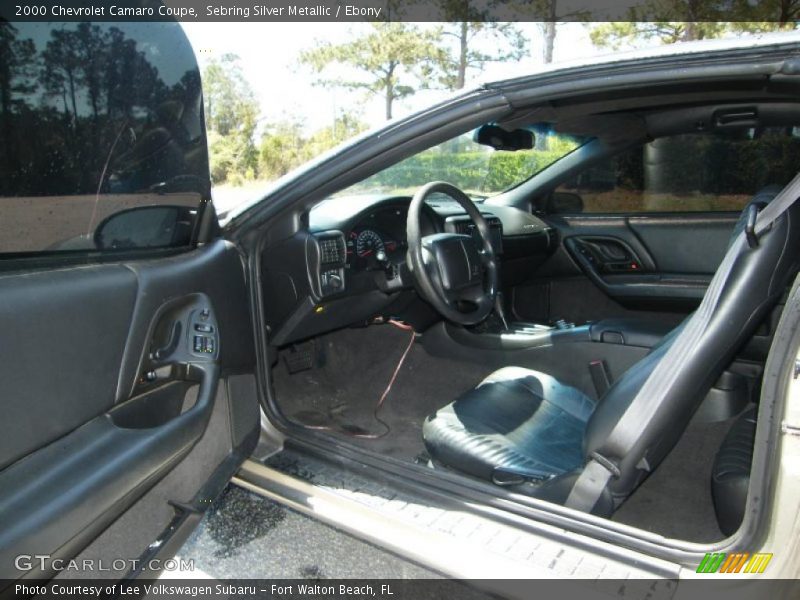 Sebring Silver Metallic / Ebony 2000 Chevrolet Camaro Coupe