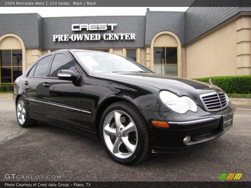 Black / Black 2004 Mercedes-Benz C 320 Sedan