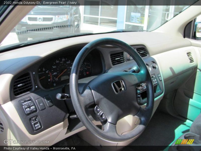 Evergreen Pearl / Ivory 2002 Honda Odyssey EX