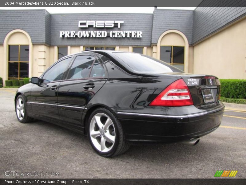 Black / Black 2004 Mercedes-Benz C 320 Sedan