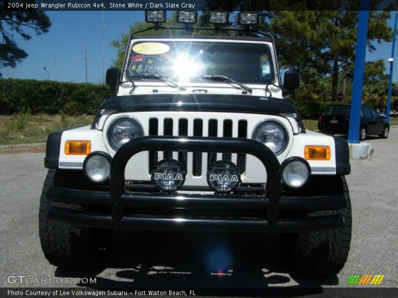 Stone White / Dark Slate Gray 2004 Jeep Wrangler Rubicon 4x4