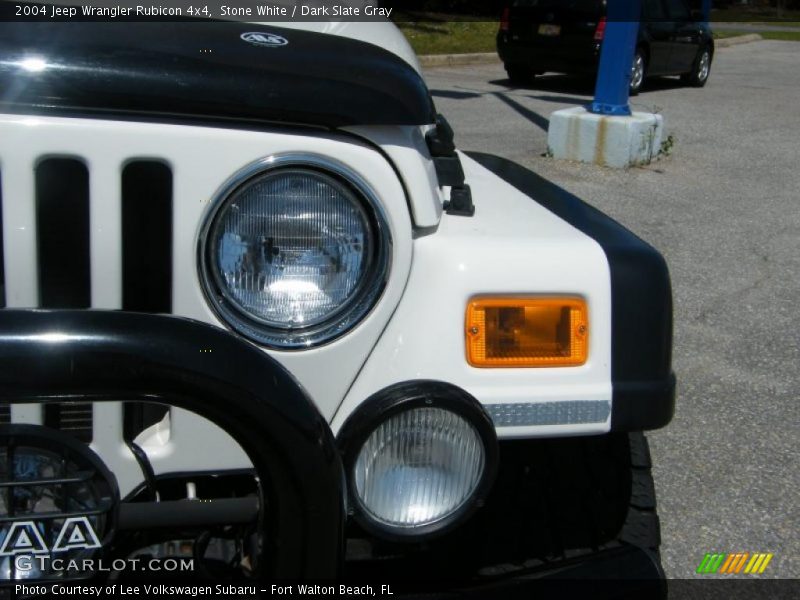 Stone White / Dark Slate Gray 2004 Jeep Wrangler Rubicon 4x4