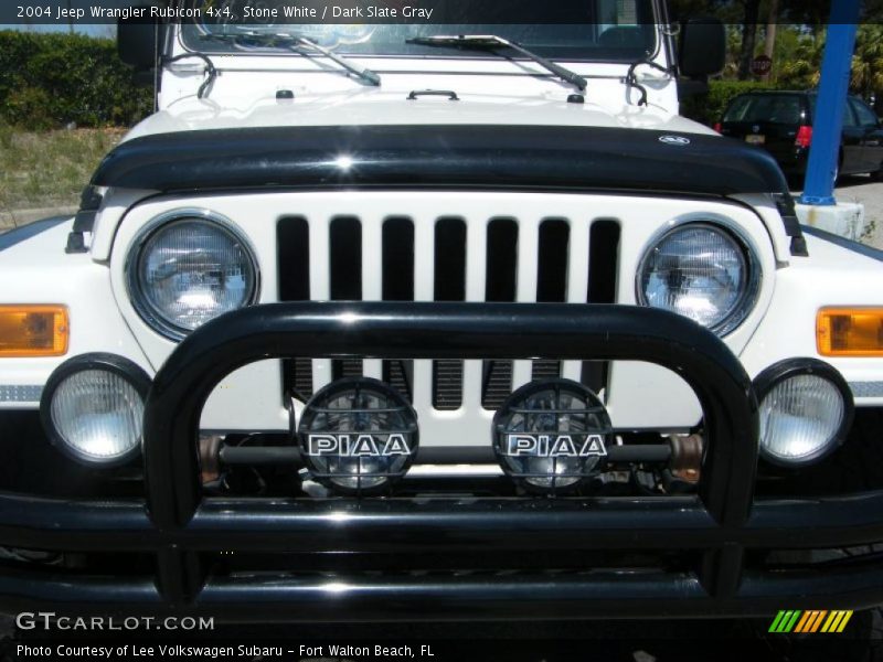 Stone White / Dark Slate Gray 2004 Jeep Wrangler Rubicon 4x4