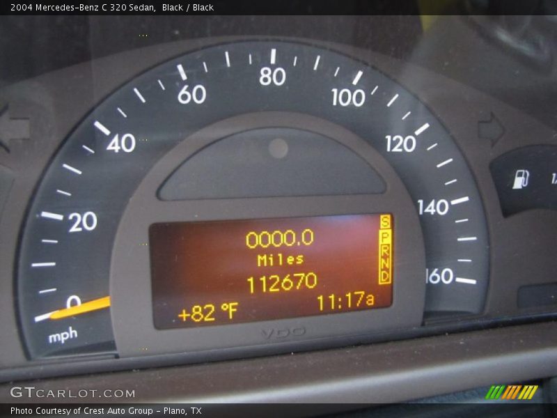 Black / Black 2004 Mercedes-Benz C 320 Sedan