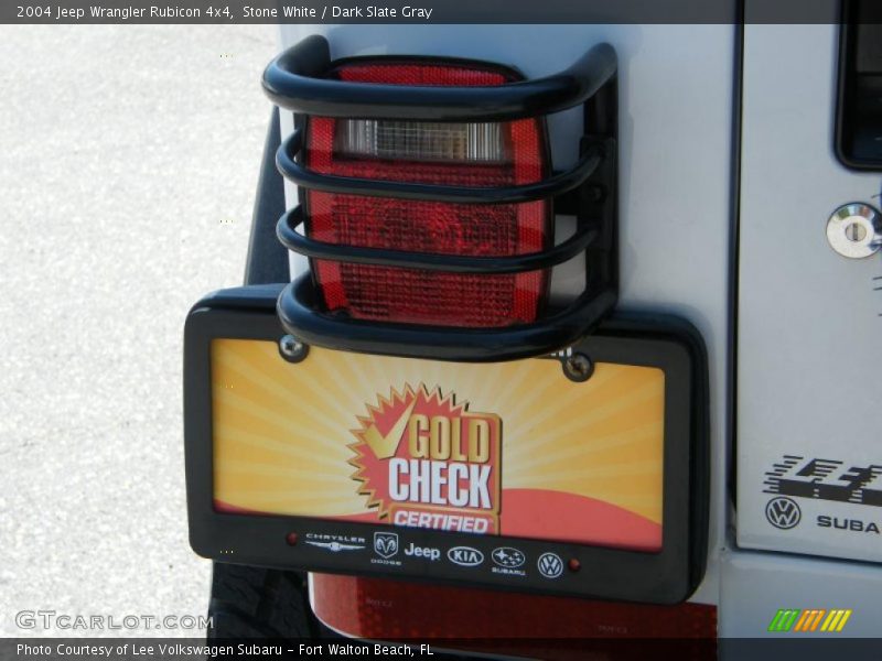 Stone White / Dark Slate Gray 2004 Jeep Wrangler Rubicon 4x4