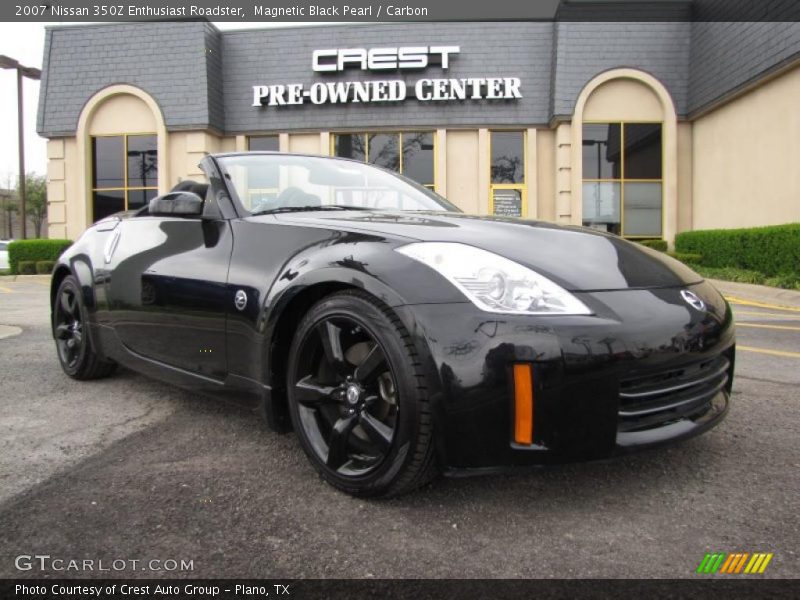 Magnetic Black Pearl / Carbon 2007 Nissan 350Z Enthusiast Roadster