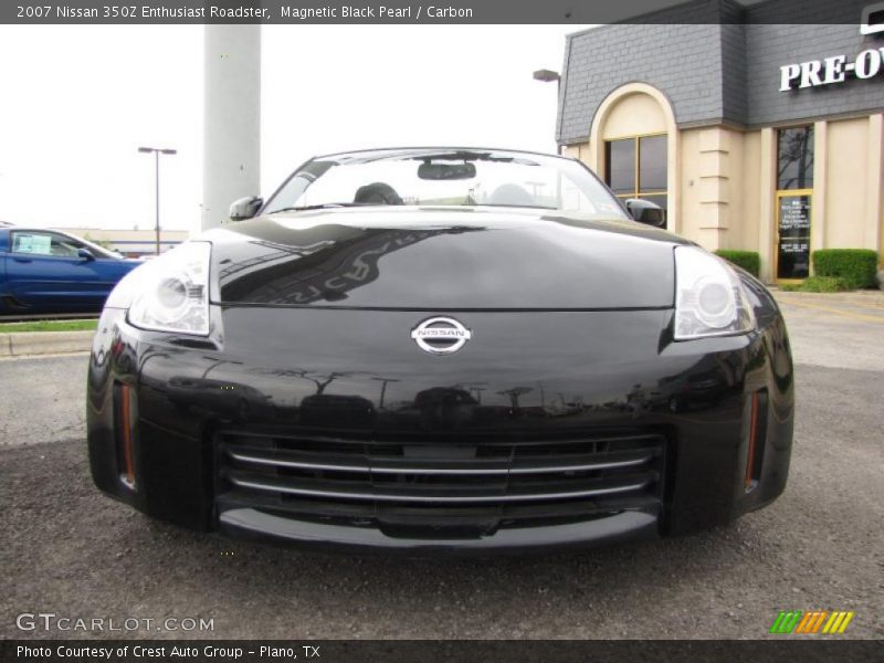 Magnetic Black Pearl / Carbon 2007 Nissan 350Z Enthusiast Roadster
