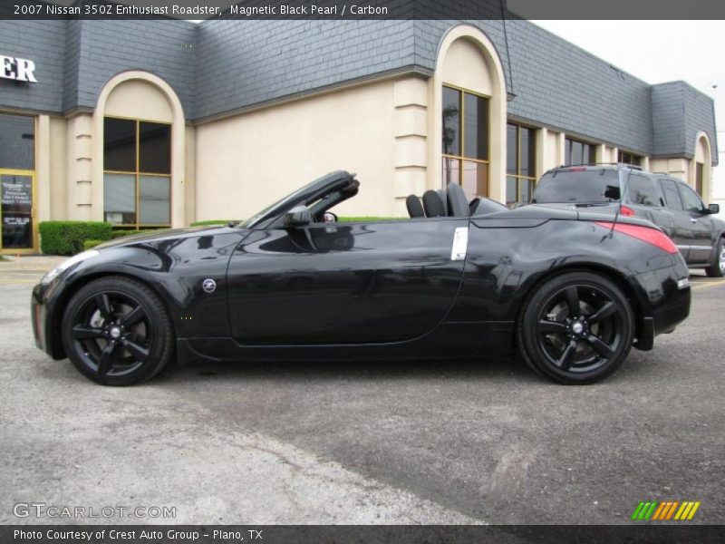 Magnetic Black Pearl / Carbon 2007 Nissan 350Z Enthusiast Roadster