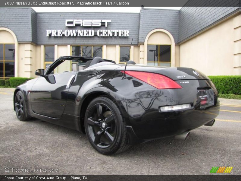 Magnetic Black Pearl / Carbon 2007 Nissan 350Z Enthusiast Roadster