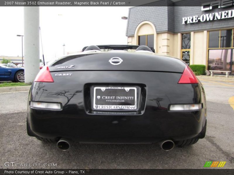 Magnetic Black Pearl / Carbon 2007 Nissan 350Z Enthusiast Roadster