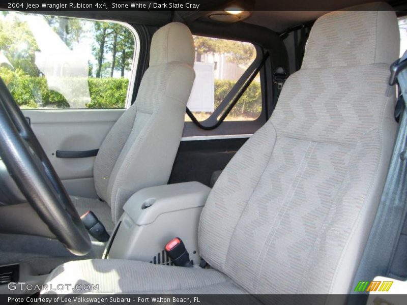 Stone White / Dark Slate Gray 2004 Jeep Wrangler Rubicon 4x4