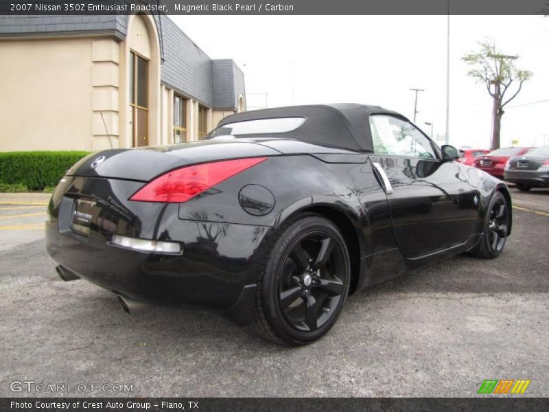 Magnetic Black Pearl / Carbon 2007 Nissan 350Z Enthusiast Roadster